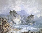 Joseph Mallord William Turner Landscape of Seashore oil painting reproduction